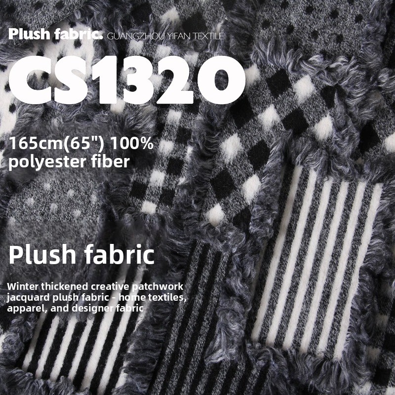 Home Fashion Textiles - Winter dikke zachte jacquard pluche mode