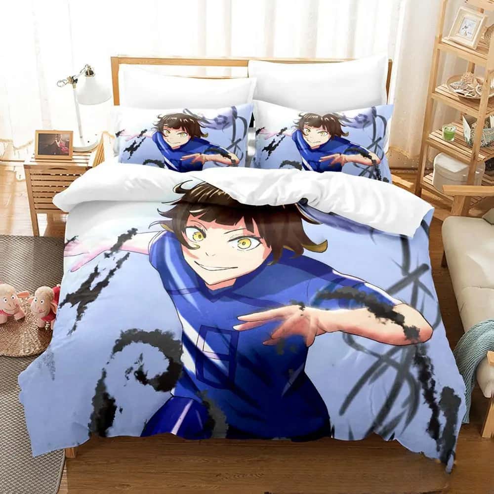Home Fashion Textiles - Mode 3D Print Anime Blue Lock