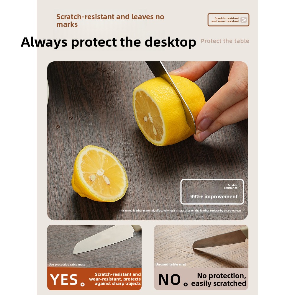 Tafelbeschermer van kunstleder - Home Textiles Today News recensie en prijs