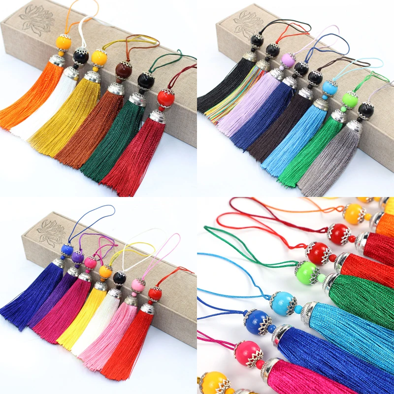 2/5Pcs 8Cm Zijde Kwastje Met A - Home Ec Textiles recensie en prijs